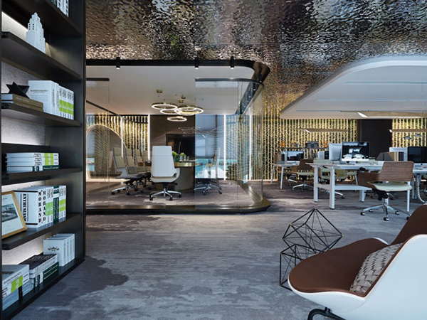 办公室设计-开放式办公室-广东信鼎建设工程有限公司